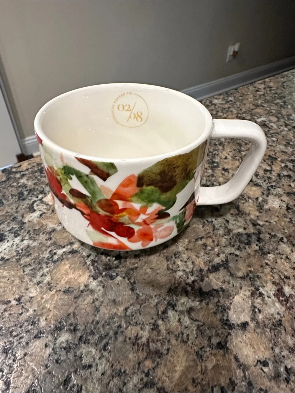 Starbucks 2014 Artisan Series Ceramic Coffee Mug “From Seed to Cherry”